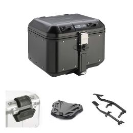 Kit bauletto GIVI TREKKER DOLOMITI nero 46L per ZONTES 703F ADVENTURE
