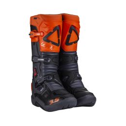 Stivali moto LEATT Moto 3.5 arancio nero chiusura SideLock