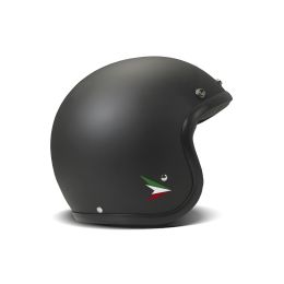 Jet Helm Cafe Racer DMD RETRO Ita Schwarz Matt