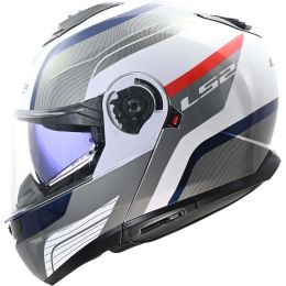 Casco Modulare LS2 FF908 STROBE II Monza Bianco Lucido Blu Rosso