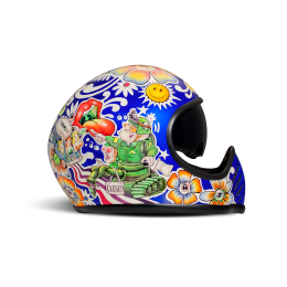 Full Face Helmet DMD SEVENTYSEVEN Flower Power