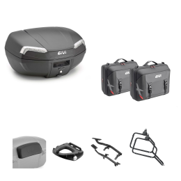 GIVI RIVIERA TECH top case X-LINE black smoke 46/33L for SUZUKI DL V STROM