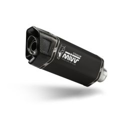 MIVV SR-1 Schwarz Titan homologierte Slip-On Auspuffanlage für HONDA CB 1000 HORNET
