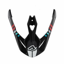 Frontino nero/bianco ACERBIS per casco bambino RIDER