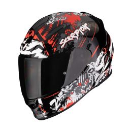 Casco integrale Scorpion EXO-491 Spector nero rosso