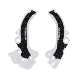 Protecteur de cadre ACERBIS X-Grip blanc/noir pour KTM/Husqvarna/Gas Gas
