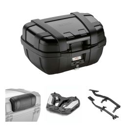 Kit bauletto GIVI TREKKER nero 52L per HONDA CB HORNET
