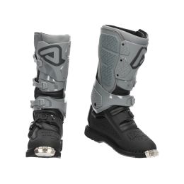Stivali moto ACERBIS omologati x-rock mm two neri/grigi chiusura 4 fibbie puntale acciaio