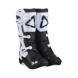Stivali moto LEATT Moto 3.5 bianco nero chiusura SideLock