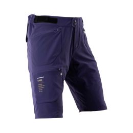 Pantaloncini MTB LEATT Trail 6.0 Cargo blu galassia traspiranti UPF 50+