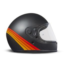 Casco Integrale DMD RIVALE Fuoco Nero Rosso Opaco