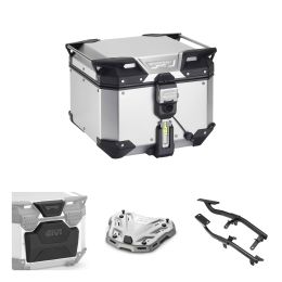 Kit bauletto GIVI TREKKER OUTBACK EVO SMART anodizzato 42L per BMW R 12 G/S
