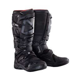 Stivali moto LEATT Moto 4.5 nero grigio chiusura SideLock