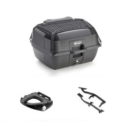 GIVI B45B+ Kit de Top Case Noir 45L pour TRIUMPH SPEED TWIN