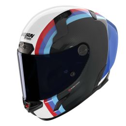 Casco integrale NOLAN X-804 RS Ultra Carbon Gemini 365 bianco blu