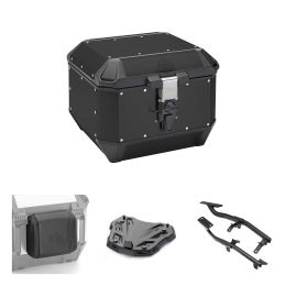 Kit bauletto GIVI TREKKER ALASKA nero 44L per HONDA CB HORNET