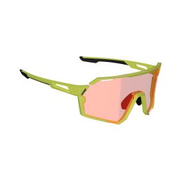 LEATT RideViz Pro Iriz Cryztal Sunglasses yellow Small red lens 13%