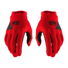 Motocross Handschuhe 100% RIDECAMP Rot Schwarz