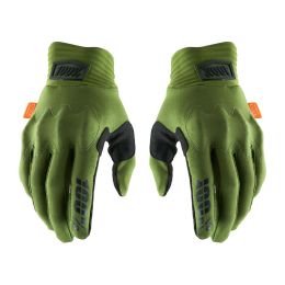 Guanti Motocross 100% COGNITO Verde Militare Nero