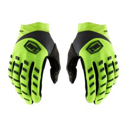 Guanti Motocross 100% AIRMATIC Giallo Fluo Nero