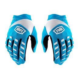Guanti Motocross 100% AIRMATIC Azzurro Bianco