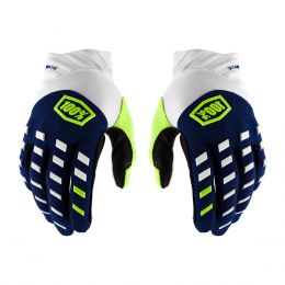 Motocross Gloves 100% AIRMATIC Blue White