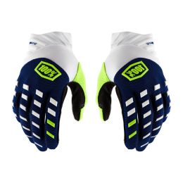 Motocross Handschuhe 100% AIRMATIC Blau Weiss