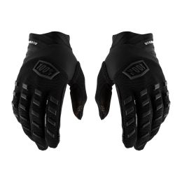 Guanti Motocross Bambino 100% AIRMATIC YOUTH Nero Carbone