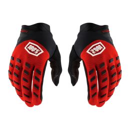 Guanti Motocross Bambino 100% AIRMATIC YOUTH Rosso Nero