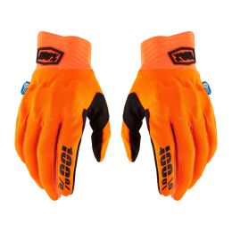 Guanti Motocross 100% COGNITO SMART SHOCK Arancio Fluo Nero