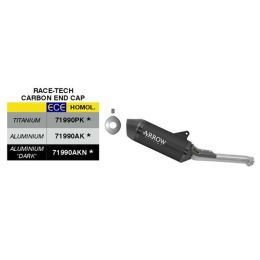 Échappement ARROW Race-Tech Slip-On approuvé en aluminium noir pour KTM 890 Adventure/R