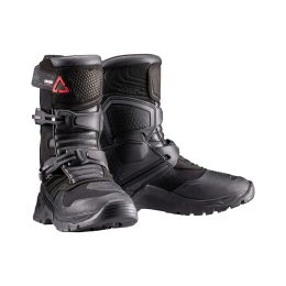 Bottes moto LEATT ADV X-Flow 7.5 Short noir fermeture SideLock