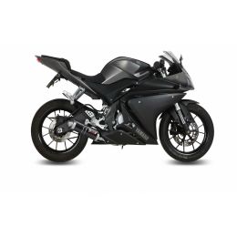 MIVV GP Vollschwarz Auspuff für YAMAHA YZF R125 2014-2018