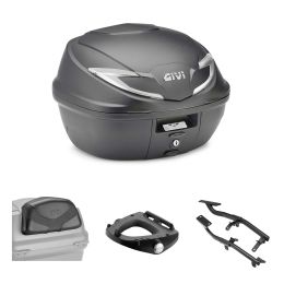 Kit bauletto GIVI B360 TECH nero fumè 39L per BMW R 12 G/S