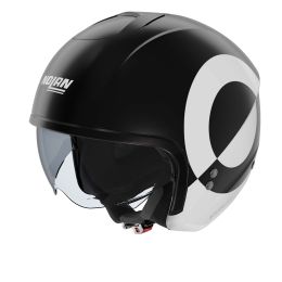 Casco jet urbano NOLAN N20-2 Viceversa 344 nero bianco