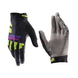 LEATT 2.0 X-Flow Summer MTB Gloves Black Neon X-Flow NanoGrip Touchscreen