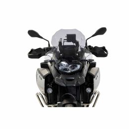 ISOTTA Klarsicht-Rauch-Windschutzscheibe 460x390mm mit Halterungen für BMW F 900 GS Adv