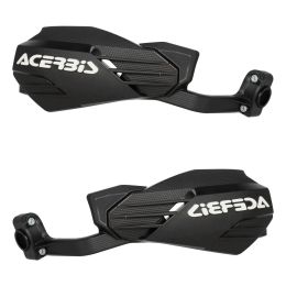ACERBIS protège-mains fermés noir/blanc Moto-X