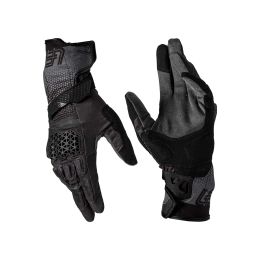 Gants moto LEATT ADV HydraDri 5.5 Stealth noir gris imperméables