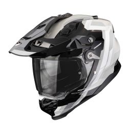 Scorpion EXO ADF-9000 AIR Patrol Enduro Dual-Road Helm schwarz silber