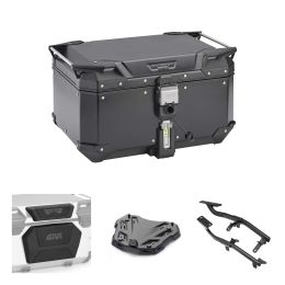 Kit bauletto GIVI TREKKER OUTBACK EVO SMART nero 58L per MOTO MORINI X-CAPE