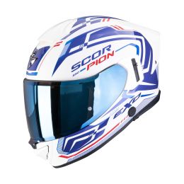 Casco integrale Scorpion EXO-530 AIR Slope bianco blu
