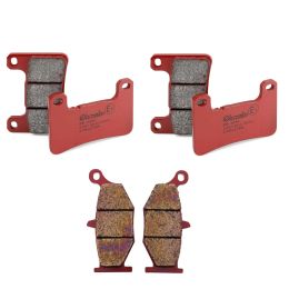 BREMBO Bremsbelagsatz 4 Paare vorne SA und 1 Paar hinten SP für SUZUKI