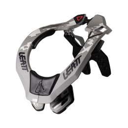 Protezione collo moto LEATT 4.5 grigio nero certificazione CE