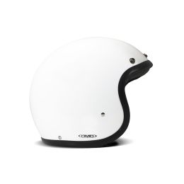 Jet Helm Cafe Racer DMD RETRO Weiß Glanz