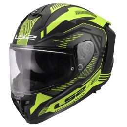 Casco integrale LS2 FF817 CHALLENGER II DRAVIX giallo fluo