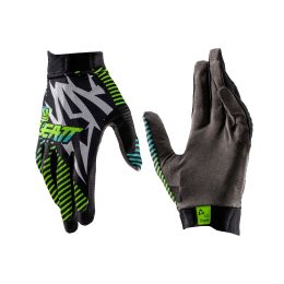 LEATT Moto 1.5 GripR Summer gloves Storm green black ultra-lightweight