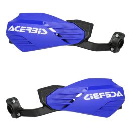 ACERBIS Garde-mains fermés Bleu/Blanc Moto-X