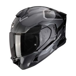 Casco integrale Scorpion EXO-530 AIR Clip argento nero