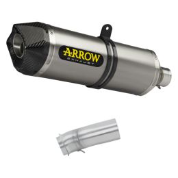 ARROW Race-Tech Slip-On Auspuff homologierter Carbon-Titan-Kappe Husqvarna 701 2021-2024